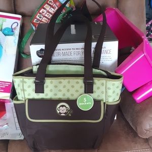 Diaper bag with changing pad